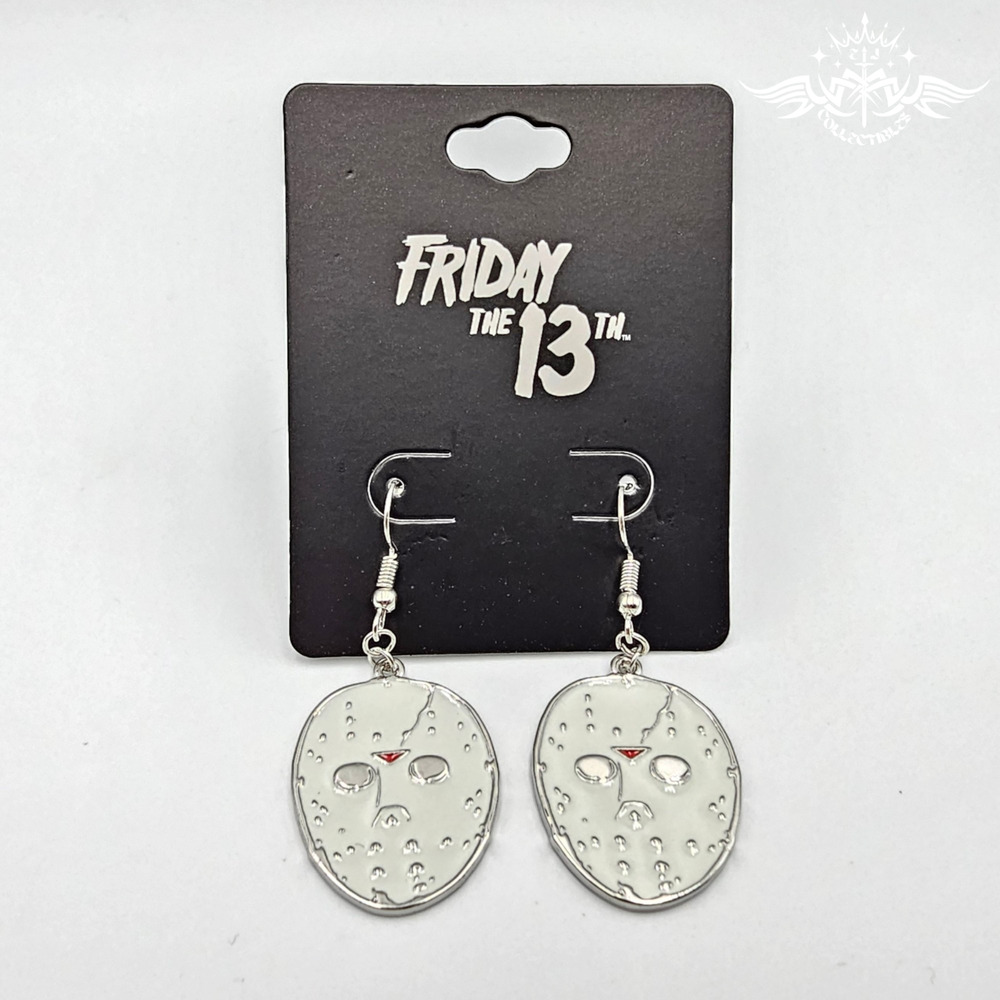 Friday the 13th Jason Voorhees Mask Earrings